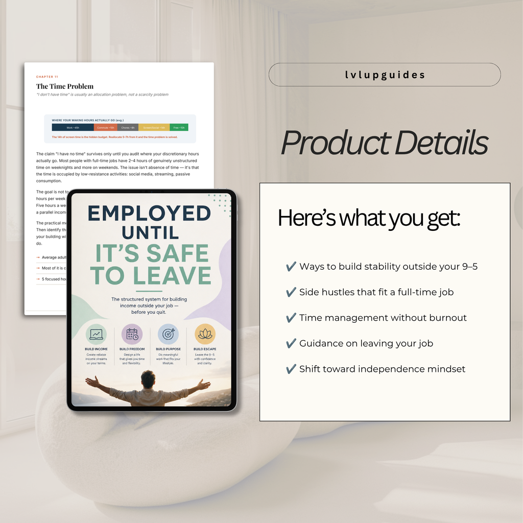 Build Income Before Quitting Your Job – Guide